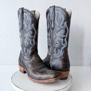 NEW Lane Capitan NASHVILLE Mens Brown Cowboy Boots 10 D Cutter Toe Western